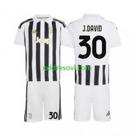 Juventus Jonathan David 30 Domaći Dječji Nogometni Dres 2026-2027